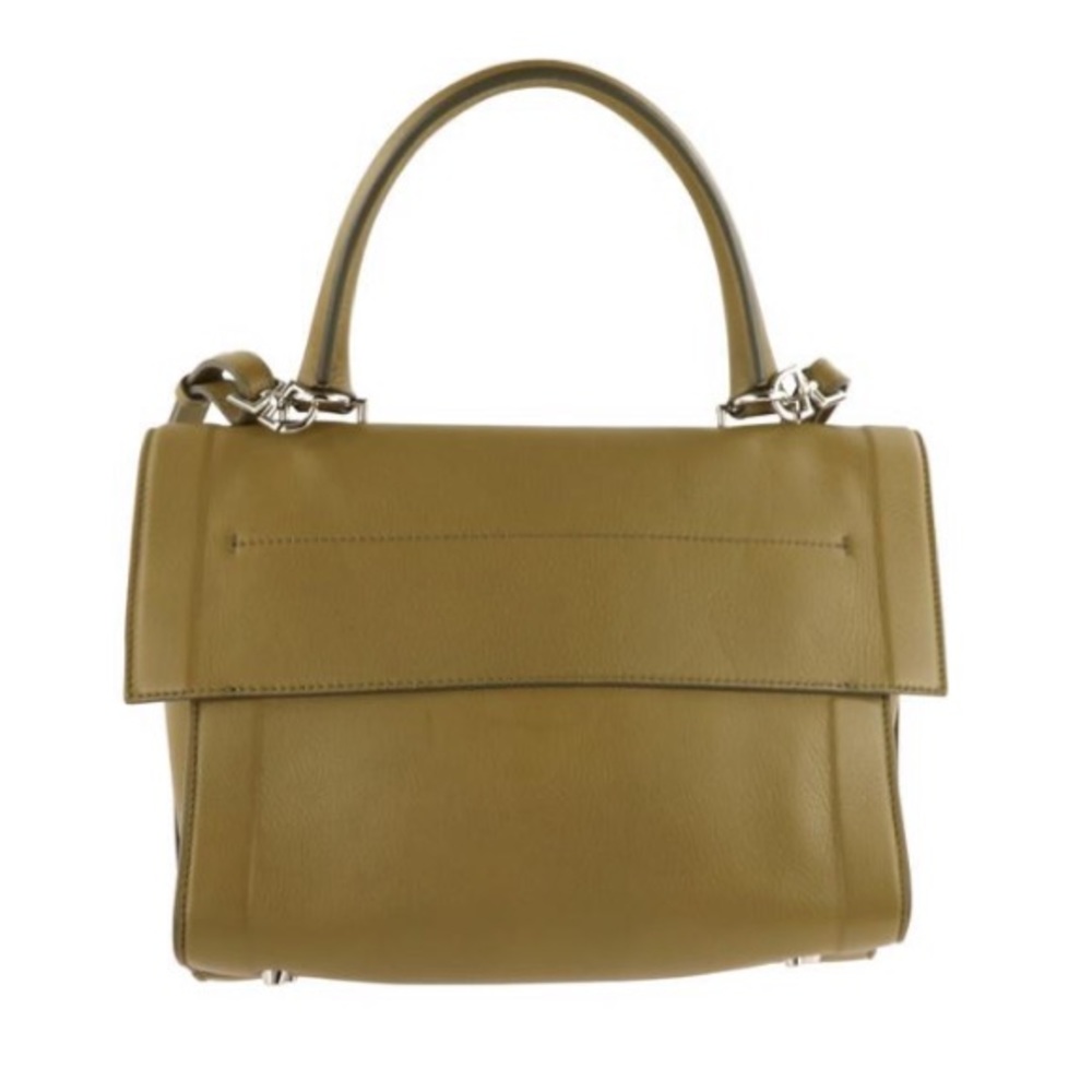 Givenchy Olive Leather Convertible Satchel - Picture 3 of 8